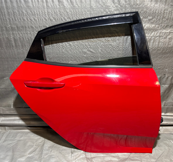 2017-2021 FK8 Honda Civic Type R Passenger Rear Door Assembly / Rallye Red  TR106