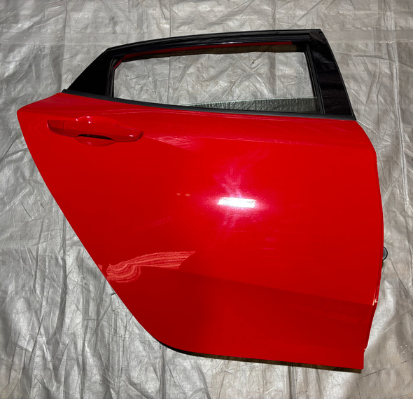 2017-2021 FK8 Honda Civic Type R Passenger Rear Door Assembly / Rallye Red  TR106