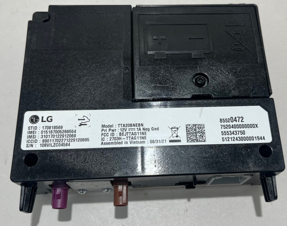 2022 Chevrolet C8 Corvette Telematics Communication Interface Module / 85520472 /   C8001