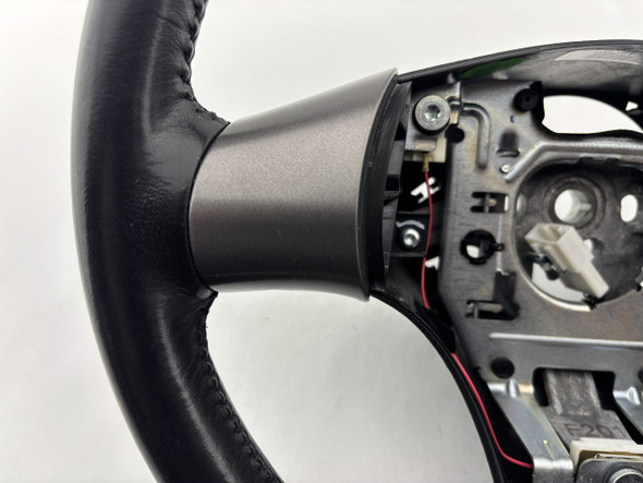 2007-2011 Chevrolet Corvette C6 Black Leather Steering Wheel / Manual  /   C6022