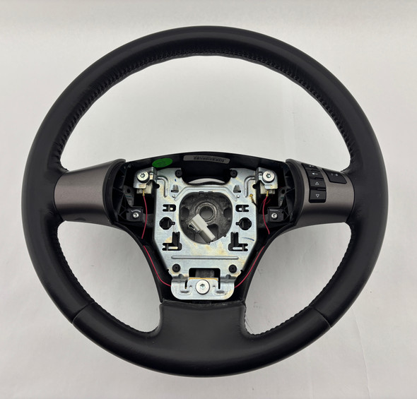 2007-2011 Chevrolet Corvette C6 Black Leather Steering Wheel / Manual  /   C6022