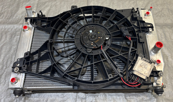 2005-2013 Chevrolet Corvette C6 CSF Aluminum Radiator w/ Cooling Fan / USED /   C6022