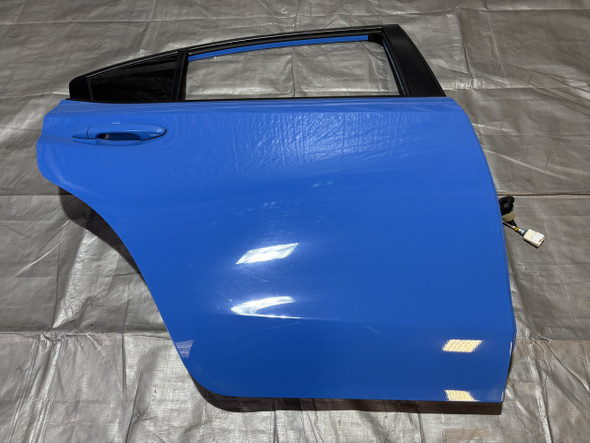 2015-2021 Subaru WRX STI Passenger Rear Door Assembly / Hyper Blue  SS018