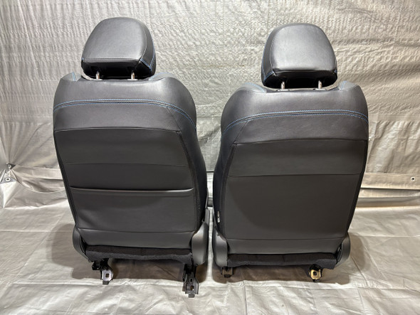 2015-2018 Subaru WRX STI Series Blue Black Suede Seats w/ Blue Stitching / 62K SS018