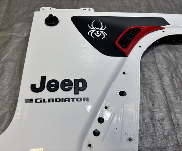 2018-2024 Jeep Wrangler JL / Gladiator JT Passenger Front Fender Apron Panel / Bright White  JT003