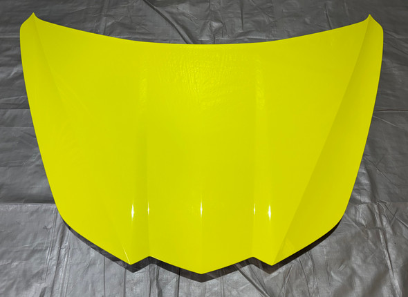 2020-2025 Chevrolet C8 Corvette OEM Hood Panel / Accelerate Yellow Metallic  C8002