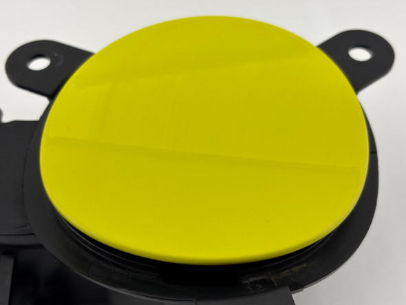 2020-2025 Chevrolet C8 Corvette Stingray OEM Fuel Door Assembly / Accelerate Yellow Metallic  C8002