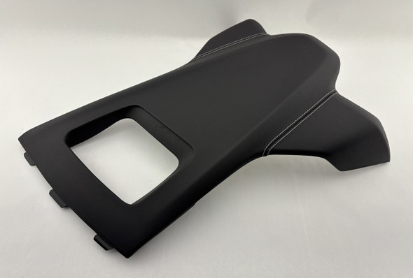 2020-2022 Chevrolet C8 Corvette Stingray 2LT Gauge Cluster Hood Trim Panel w/ HUD / Black / White Stitching /   C8002