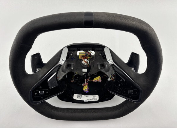 2020-2023 Chevrolet C8 Corvette Stingray Z51 Black Alcantara Steering Wheel *Wear* /   C8002