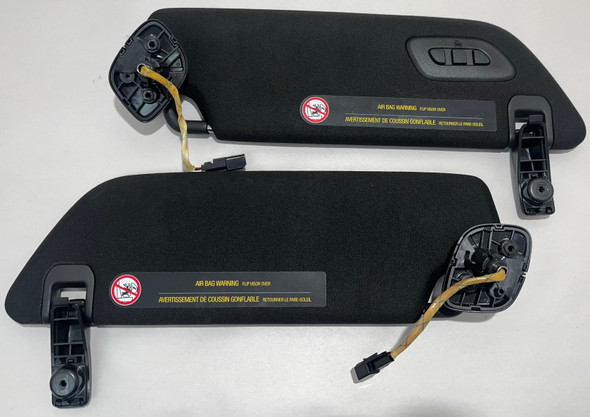 2020-2025 Chevrolet C8 Corvette 2LT OEM Sun Visors w/ Homelink / Cloth /   C8002