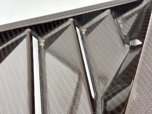 2020-2025 Chevrolet C8 Corvette Stingray Coupe OEM Carbon Fiber Engine Appearance Package Trim Panels / 51K C8002