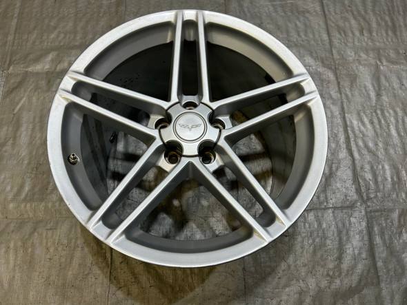 2006-2008 Chevrolet C6 Corvette Z06 19x12" Rear Wheel Rim / Silver / C6022