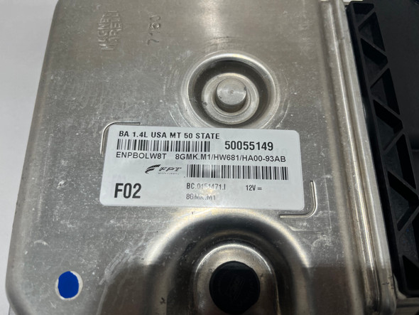 2017 Fiat 124 Spider ECU Engine Control Module / Manual / 50055149 /   FD028