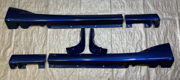 1999-2005 Mazda Miata Side Skirts & Mud Flaps / OEM / Sapphire Blue Mica  NB269