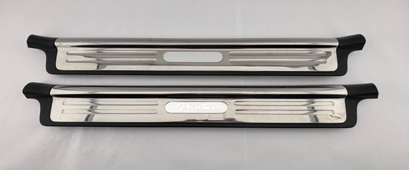 1999-2005 Mazda Miata Aluminum Door Sill Trim Panels / Pair / Black /   NB269