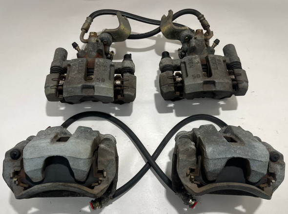 1999-2000 Mazda Miata OEM Brake Calipers w/ Brackets / Set of 4  / 35K NB269