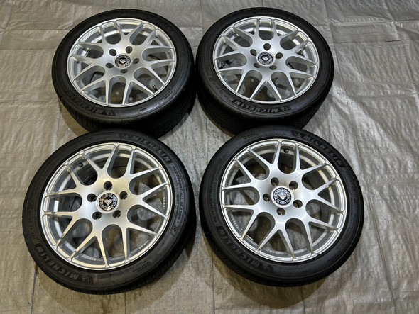 2009-2016 E89 BMW Z4 17x7.5" Velox Apex Wheels Rims w/ Tires / Set of 4 / *Minor Bend* / Z4908