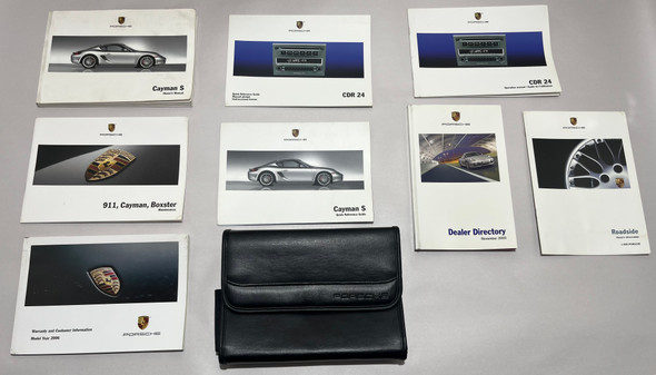2006 Porsche 987 Cayman S Owner's Manual w/ Case  /   BC033