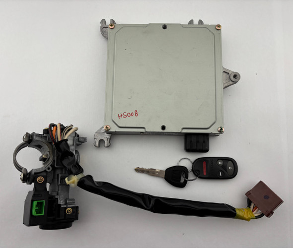 2000-2003 Honda S2000 ECU Engine Control Module w/ Ignition Switch Key Set / 37820PCXA02 /   HS008