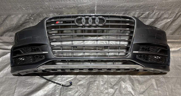2015-2016 Audi S3 Front Bumper cover w/ Grilles / Monsoon Gray  S3108