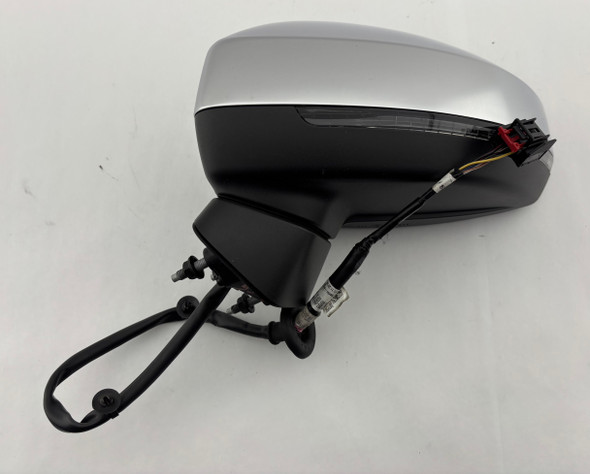 2015-2017 Audi S3 Driver Side Mirror w/ Lane Assist / Aluminum  /   S3108