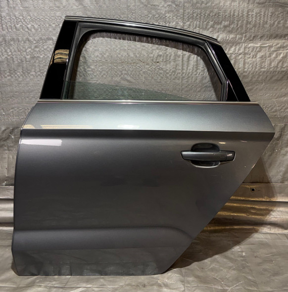 2015-2018 Audi S3 Passenger Side Rear Door Assembly / Monsoon Gray  S3108
