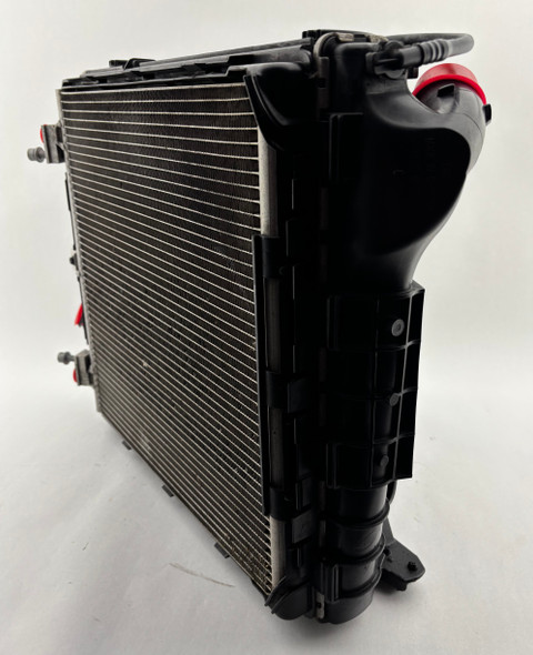 2017-2025 Porsche 718 Boxster S Cayman S 2.5l Driver Front Radiator Assembly w/ Cooling Fan / 65K BC302