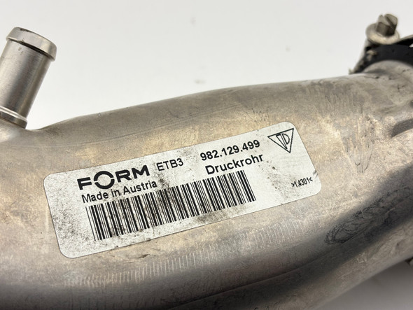 2017-2025 Porsche 718 Boxster Cayman Intercooler Charge Pipe /   BC302