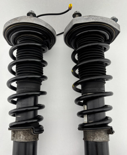 2017-2025 Porsche 718 Boxster Cayman OEM Front Strut Assemblies / Shocks / Springs / Adaptive / Manual / 65K BC302