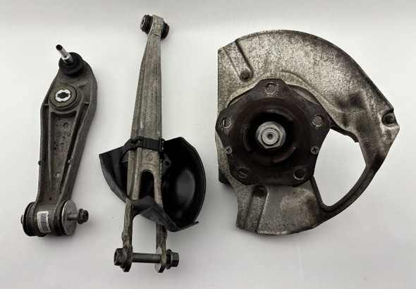 2017-2025 Porsche 718 Boxster Cayman Passenger Front Knuckle / Hub Assembly w/ Control Arms  / 65K BC302