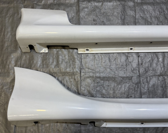 1999-2005 Mazda Miata Large Tupperware Side Skirts / Rocker Panels / Pair / Pure White  NB268