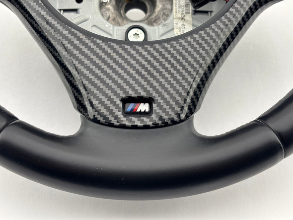 2008-2013 E90 E92 BMW M3 Black Leather Steering Wheel / Automatic /   E9M06