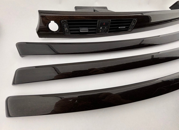 2011-2023 E92 E93 BMW M3 Interior Dashboard / Door Trim Panel Set / Anthracite Fine Wood /   E9M06