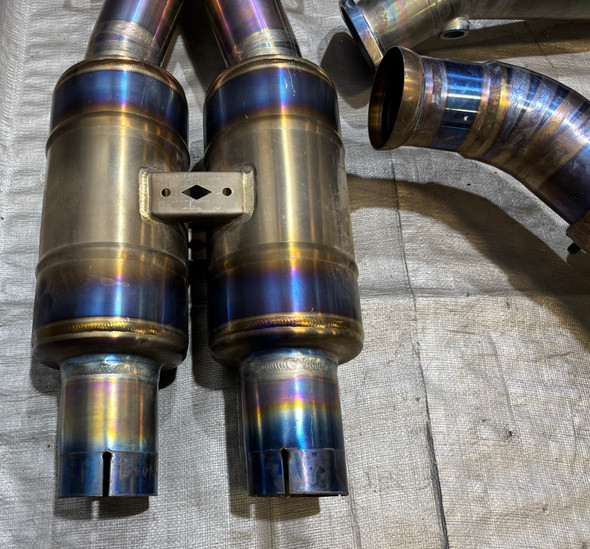 2008-2013 E90 E92 BMW M3 Aftermarket Titanium Cat Back Exhaust System w/ Tips / Valves / 109K E9M06