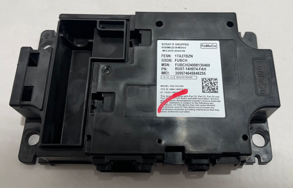 2024 Ford Mustang GT S650 Telematics Control Module / RU5T14H074FAH /   FM201