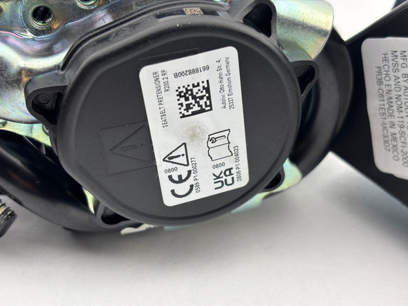 2024-2025 Ford Mustang GT Dark Horse S650 Coupe Rear Seat Belts / Pair / Indigo Blue /   FM201