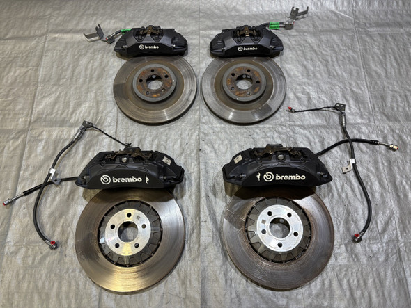 2024-2025 Ford Mustang GT S650 Dark Horse OEM 6 Piston Brake Calipers / Rotors / Black / 6k FM201