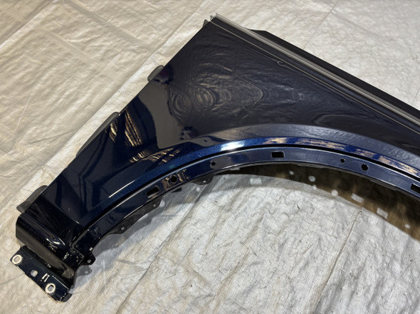 2021-2024 Ford Bronco OEM Passenger Front Fender Panel / Antimatter Blue Metallic  BR005