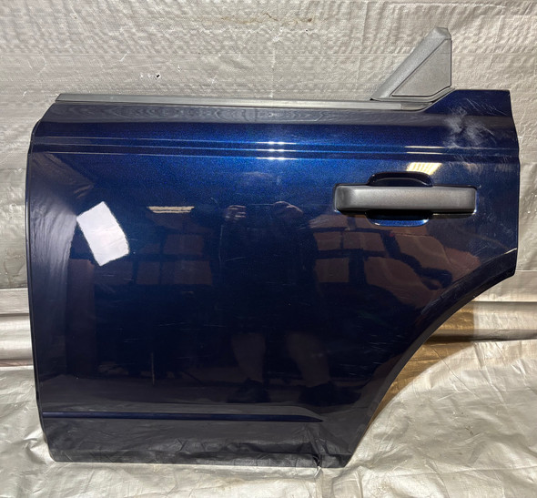 2021-2024 Ford Bronco 4DR Driver Rear Door Assembly / Antimatter Blue Metallic  BR005