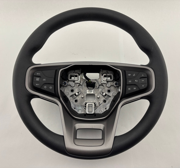 2021-2023 Ford Bronco Black Vinyl Steering Wheel w/ Controls  /   BR005