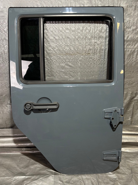 2011-2018 Jeep Wrangler JK Unlimited 4DR Passenger Rear Door / Anvil Clear Coat  JK017