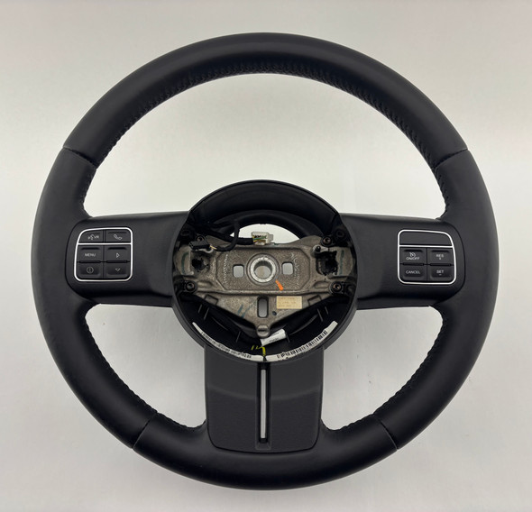 2011-2018 Jeep Wrangler JK Black Leather Steering Wheel /   JK017
