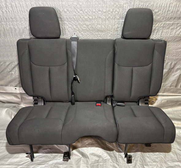 2013-2018 Jeep Wrangler JK Unlimited 4DR Black Cloth 60/40 Rear Seat Set /   JK017