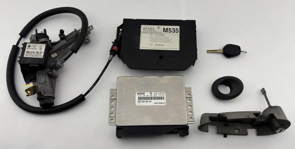 1999 Porsche 996 911 3.4l ECU DME Kit w/ Immobilizer / Key / Tiptronic / 99661860104 /   P6019