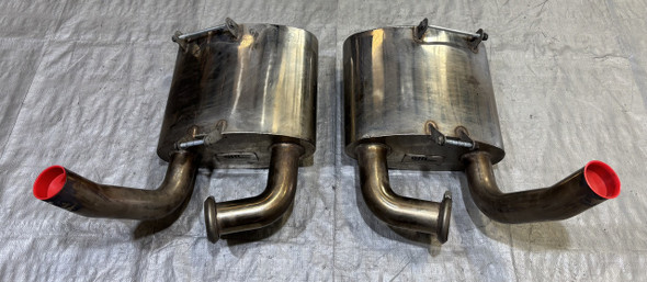1999-2001 Porsche 996 911 3.4l GHL Motorsports Exhaust Mufflers / Pair / USED /   P6019