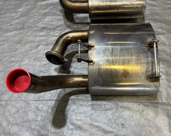 1999-2001 Porsche 996 911 3.4l GHL Motorsports Exhaust Mufflers / Pair / USED /   P6019