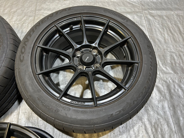 1990-2005 Mazda Miata 15x7" Advanti Storm S1 Wheels Rims / Set of 3 *DAMAGE* / NB269