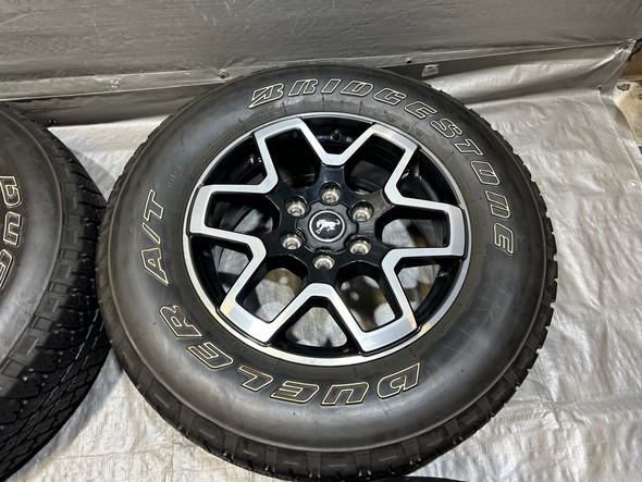 2021-2024 Ford Bronco Outer Banks 18" Wheels Rims w/ Tires / Set of 4 / BR005
