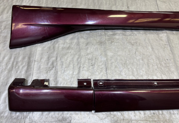 1999-2005 Mazda Miata Side Skirts & Mud Flaps / OEM / Mahogany Mica   NB270