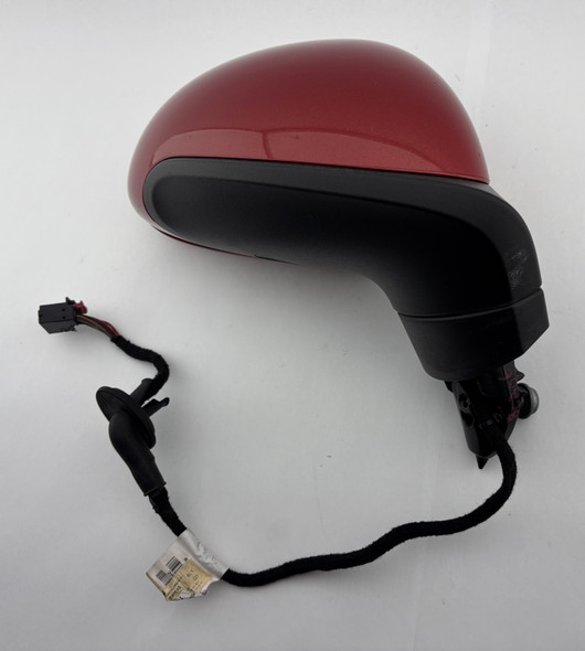 2013-2016 Porsche 981 Boxster / Cayman Passenger Side Power Folding Mirror / Amaranth Red Metallic  BC206